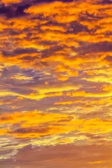 Keuken foto achterwand Oranje Zonsondergang