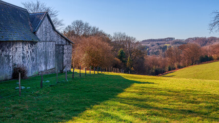 Obraz premium landscape with barn