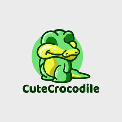 Cute Crocodile cartoon animal funny
