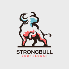 Buffalo Classy Logo bison abstract