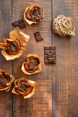 Tasty hot italian carbonara pizza with ham, bechamel sauce,mushroom,tomatoes  and cheese. Pizzeria menu. Concept poster for Restaurants or pizzerias. Top view,dark  background