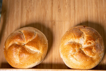 two dry old rolls for dumplings