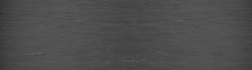 Dark gray grey anthracite black slate / shale natural stone texture background banner panorama