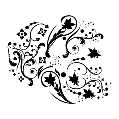 simple mandala art icon vector logo