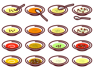皿スープ