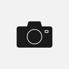 Camera icon isolated on white background. Photography symbol modern, simple, vector, icon for website design, mobile app, ui. Vector Illustration
