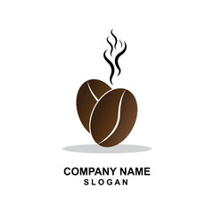 coffee bean icon vector