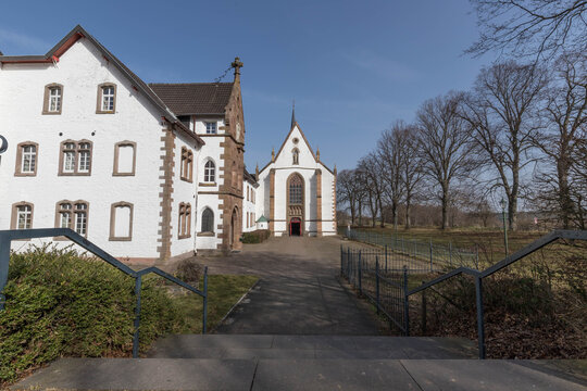 Kloster Mariawald in der Eifel in der N&auml;he von Heimbach.