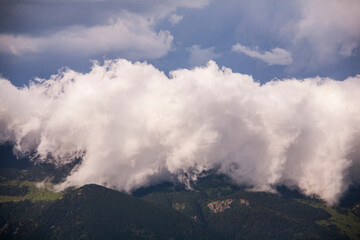 Summer landscape in La Cerdanya, Pyrenees, Spain