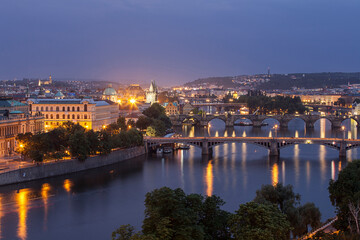 Fototapeta na wymiar Prague the capital of the Czech Republic in Europe