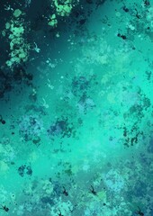 emerald vertical rectangle background with blue and green splashes