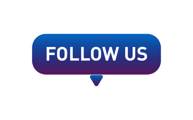 Follow us button gradient filled