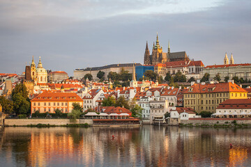 Fototapeta na wymiar View on Hradcany in Prague, Czech Republic