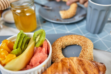 Breakfast on the table
