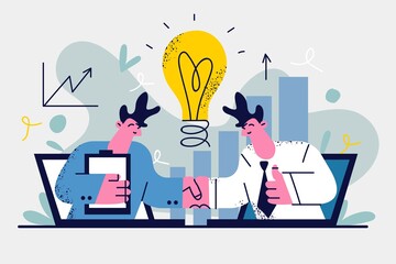 New online business during Coronavirus pandemic financial support concept