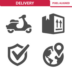 Delivery, Shipping Icons