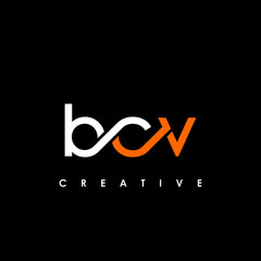 BCV Letter Initial Logo Design Template Vector Illustration