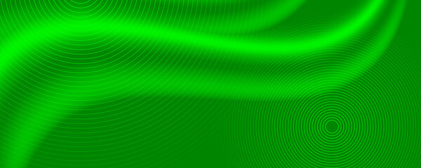 Abstract vector of green circles. abstract technology communication concept. vector background. 