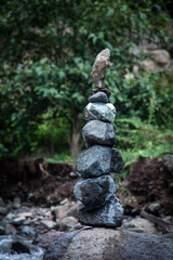 Rocks in balance, meditation and yoga for the soul 