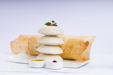 Ghee roast  Dosa and Idli