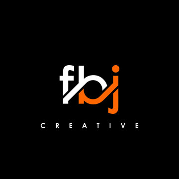 FBJ Letter Initial Logo Design Template Vector Illustration