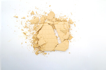 화장품 파우더 powder texture cosmetic cosmetics break broken