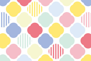 vector background with a modern Japanese style flower pattern
