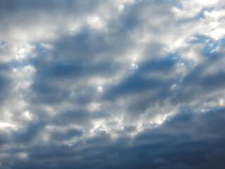 sky in clouds,  sunlight through the clouds!