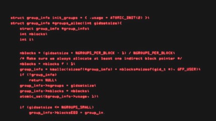 Red Computer Code - Red Hacker Text Code on Screen