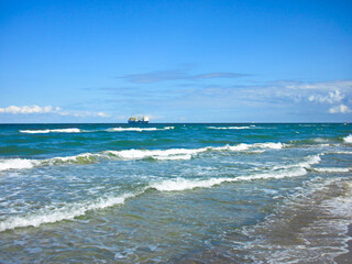 Am Ostseestrand von Warnemünde