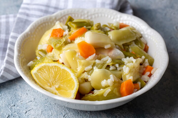 Turkish Cuisine. Leek with Olive Oil (Turkish name; Zeytinyagli Pirasa) Turkish Braised Leeks and Carrots In Olive Oil.