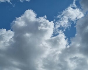 blue sky with clouds