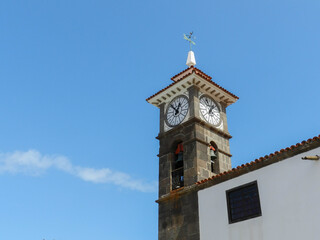 Fototapeta na wymiar Church in San Juan de la Rambla on Canary Island Tenerife 