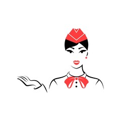 Stewardess. Avatar