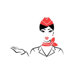 Stewardess. Avatar