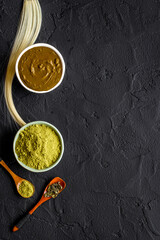 Henna powder and henna paste for herbal natural hair dye