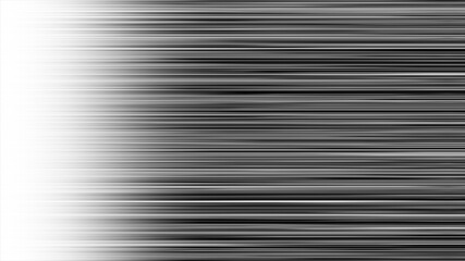 Obraz premium スピードを感じさせる白黒のストライプ背景