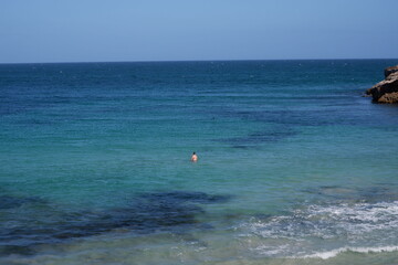 Mensch mit Delfin  © Leon