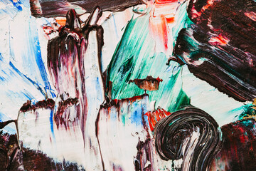 abstract oil paint texture on canvas, background
