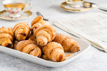 Fresh baked coissants.