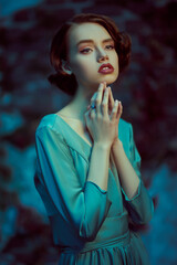 charming elegant lady