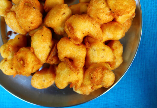 Moong Dal Vada Closeup