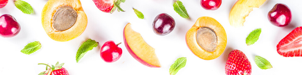 Summer fruits concept
