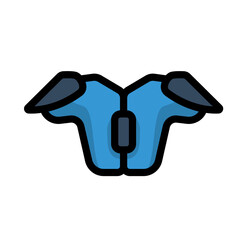 American Football Chest Protection Icon