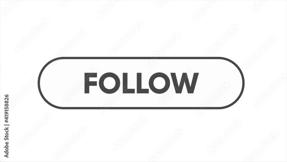 Poster animation of a subscribe and unsubscribe button. transparent and has a alpha channel.