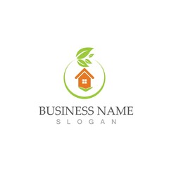 green house logo vector illustration