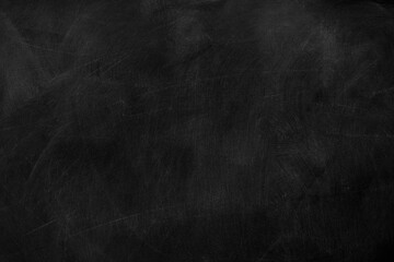 Texture of chalk on blank green blackboard or chalkboard background. School education, dark wall backdrop, template for learning board concept.