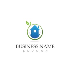 green house logo vector illustration