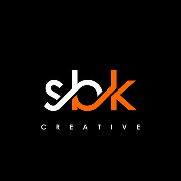 SBK Letter Initial Logo Design Template Vector Illustration
