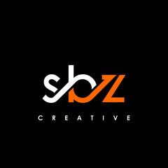 Fototapeta na wymiar SBZ Letter Initial Logo Design Template Vector Illustration